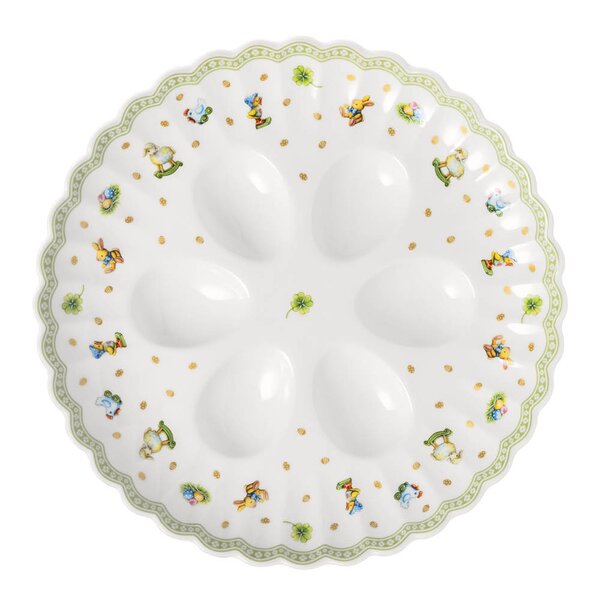 Easter Delight egge tallerken 24 cm hvit