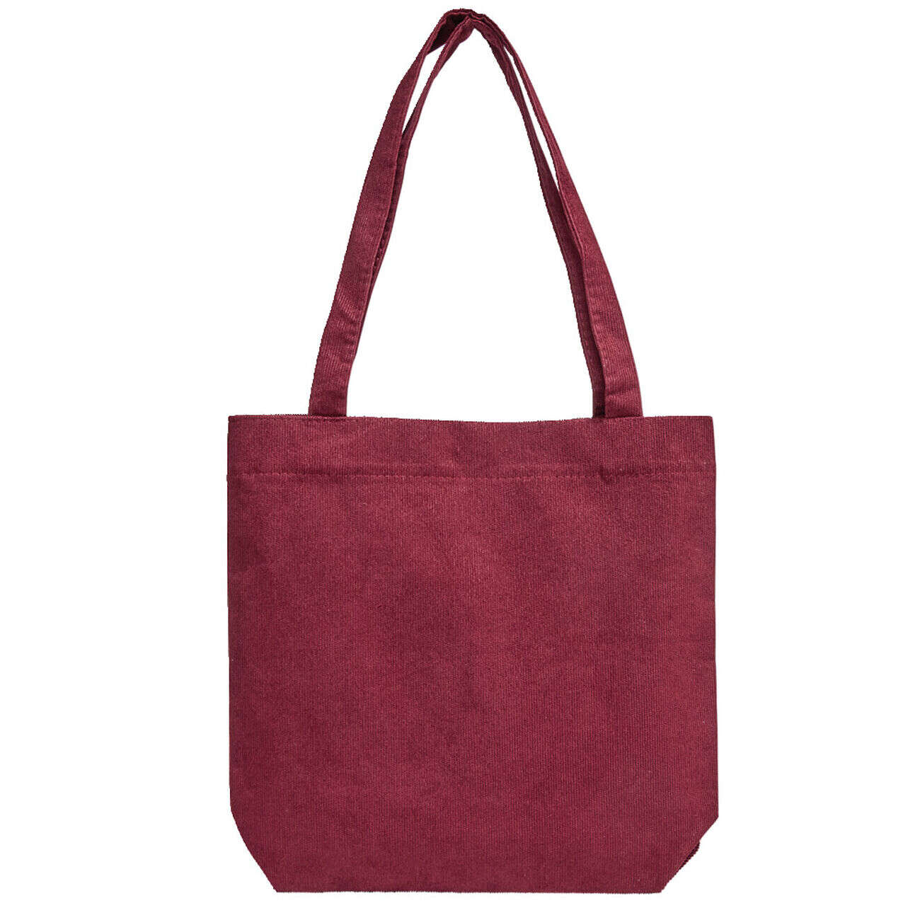 Tote bag velours côtelé 34x8xH32cm (3 modèles)