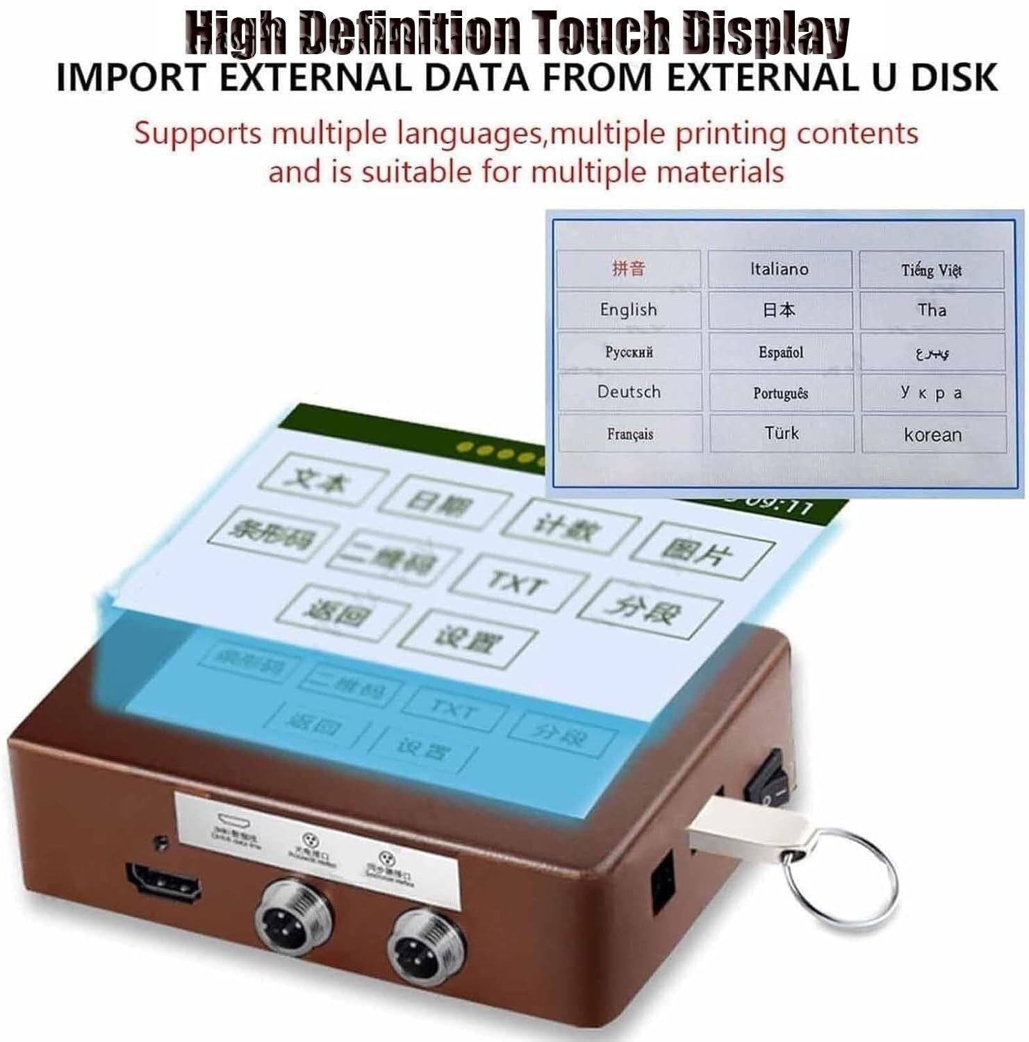 Industrial Inkjet Printer,Date Coder, Coding Machine,Automatic and Marking Equipment