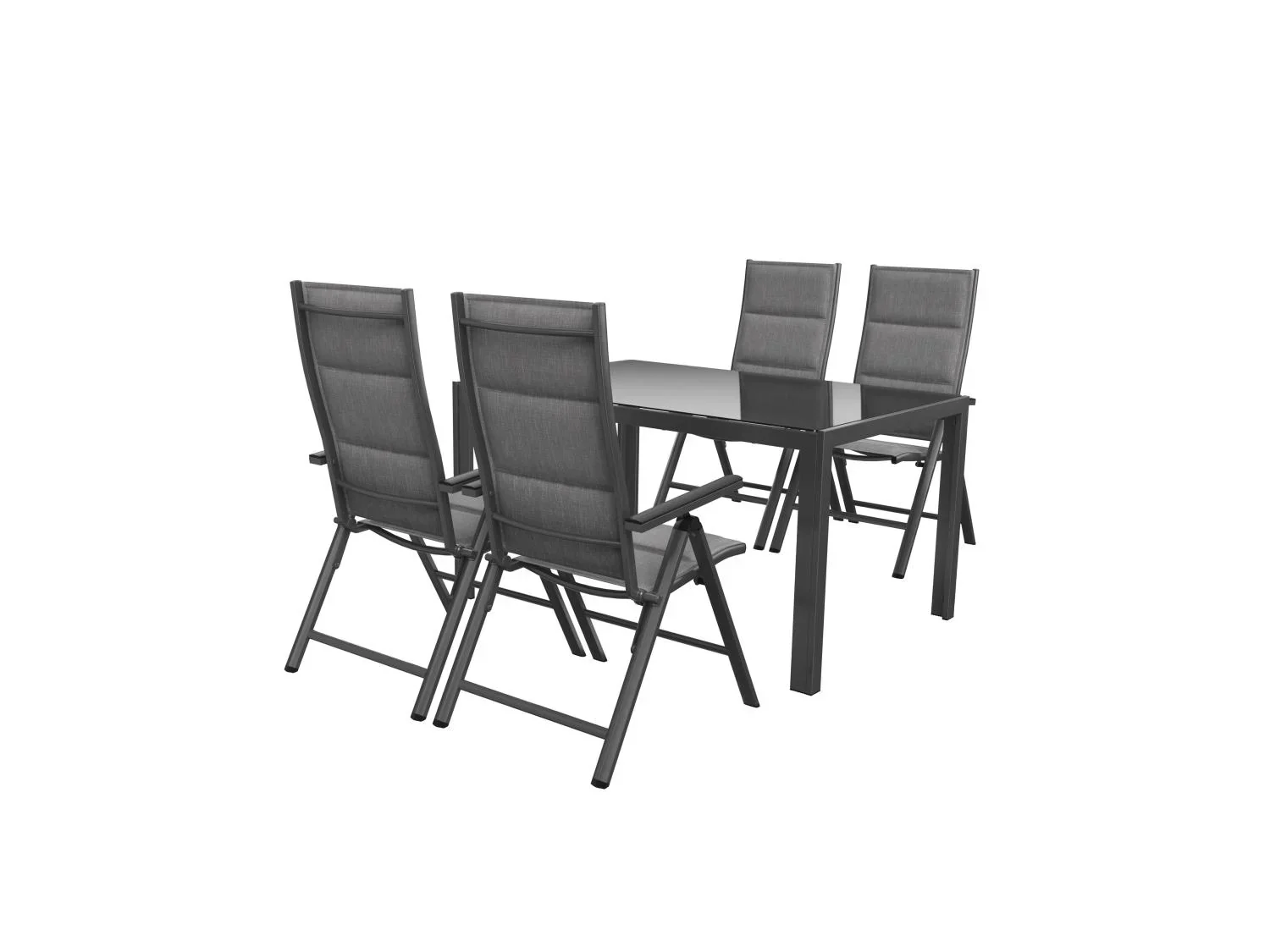 LIVARNO home Table de jardin + Lot de chaises hautes TORONTO