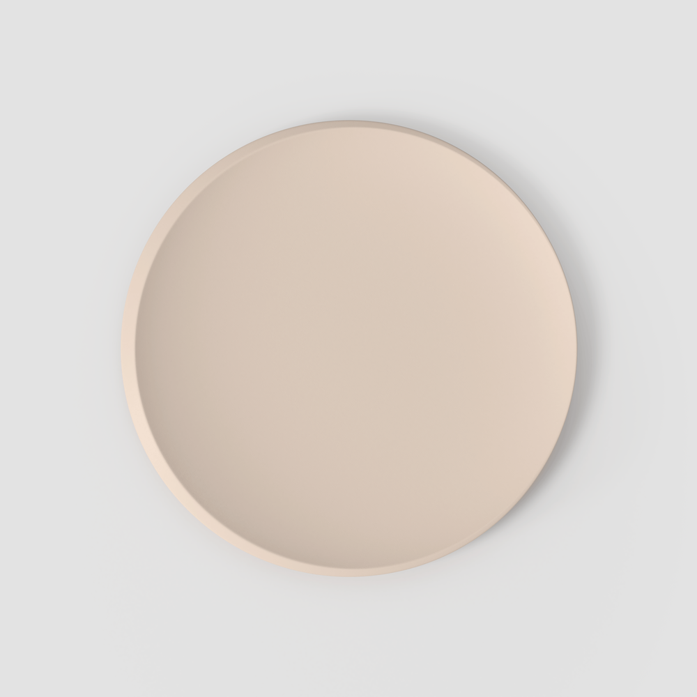 NewMoon Dinner plate - Beige, 11.5'', Premium Porcelain