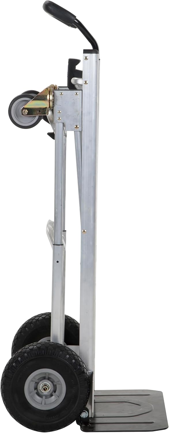 Diable pliable 4 en 1 avec roues increvables