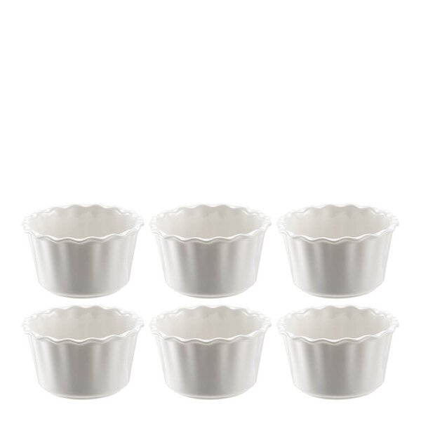 Daily Use crème brûlée former 6 stk 10 cm 20 cl hvit