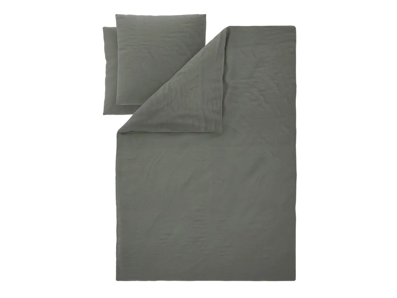 LIVARNO Parure de lit en coton et lin, 260 x 240 cm