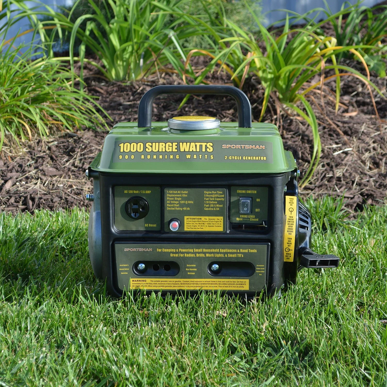 Sportsmans Series 1000 Watt 2 Cycle Generator Image 4