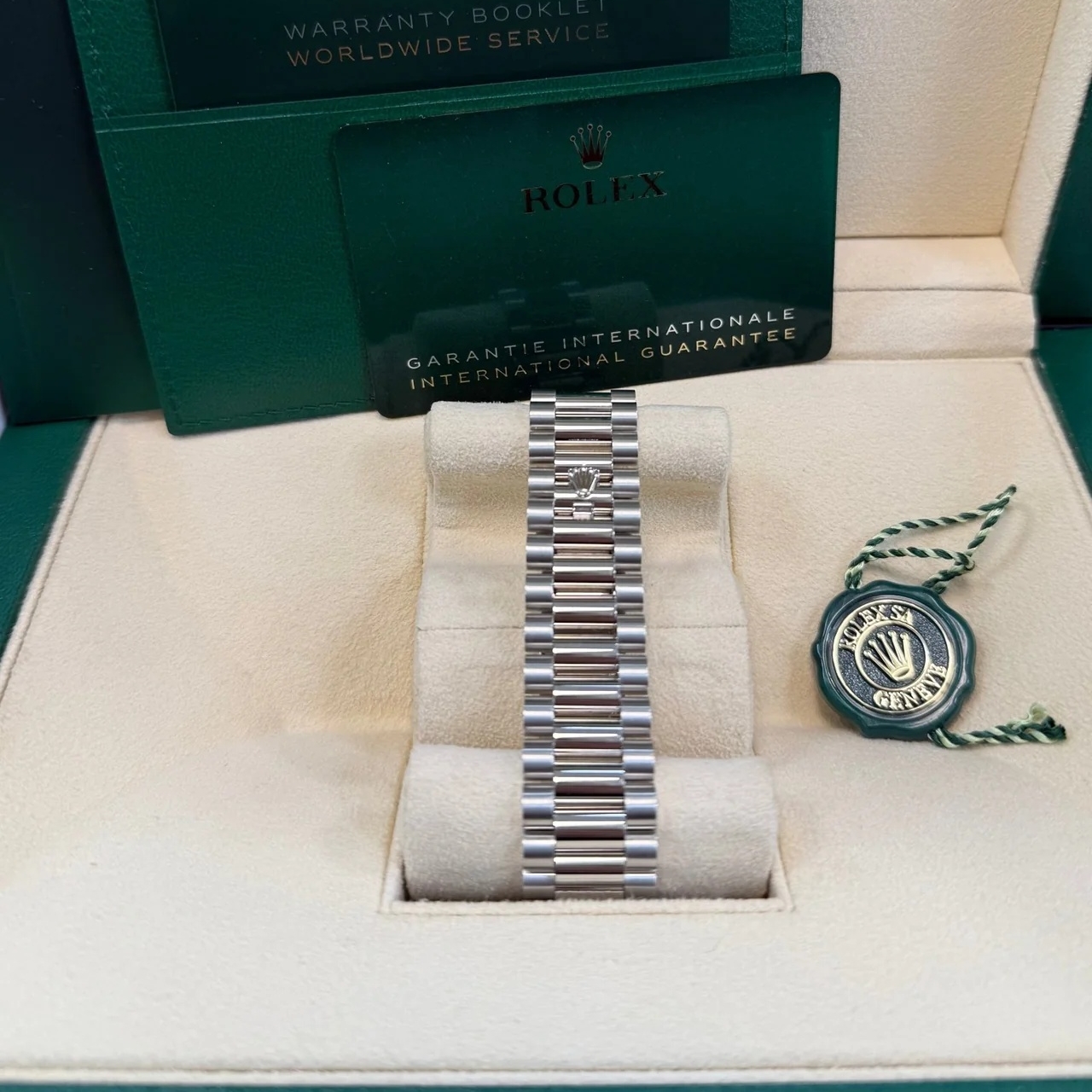 [Super Clone]RLX Day-Date 40mm 228396TBR-0020 Green Roman Dial