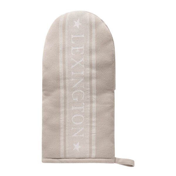 Icons grytevott stjerne 32x16 cm beige/hvit