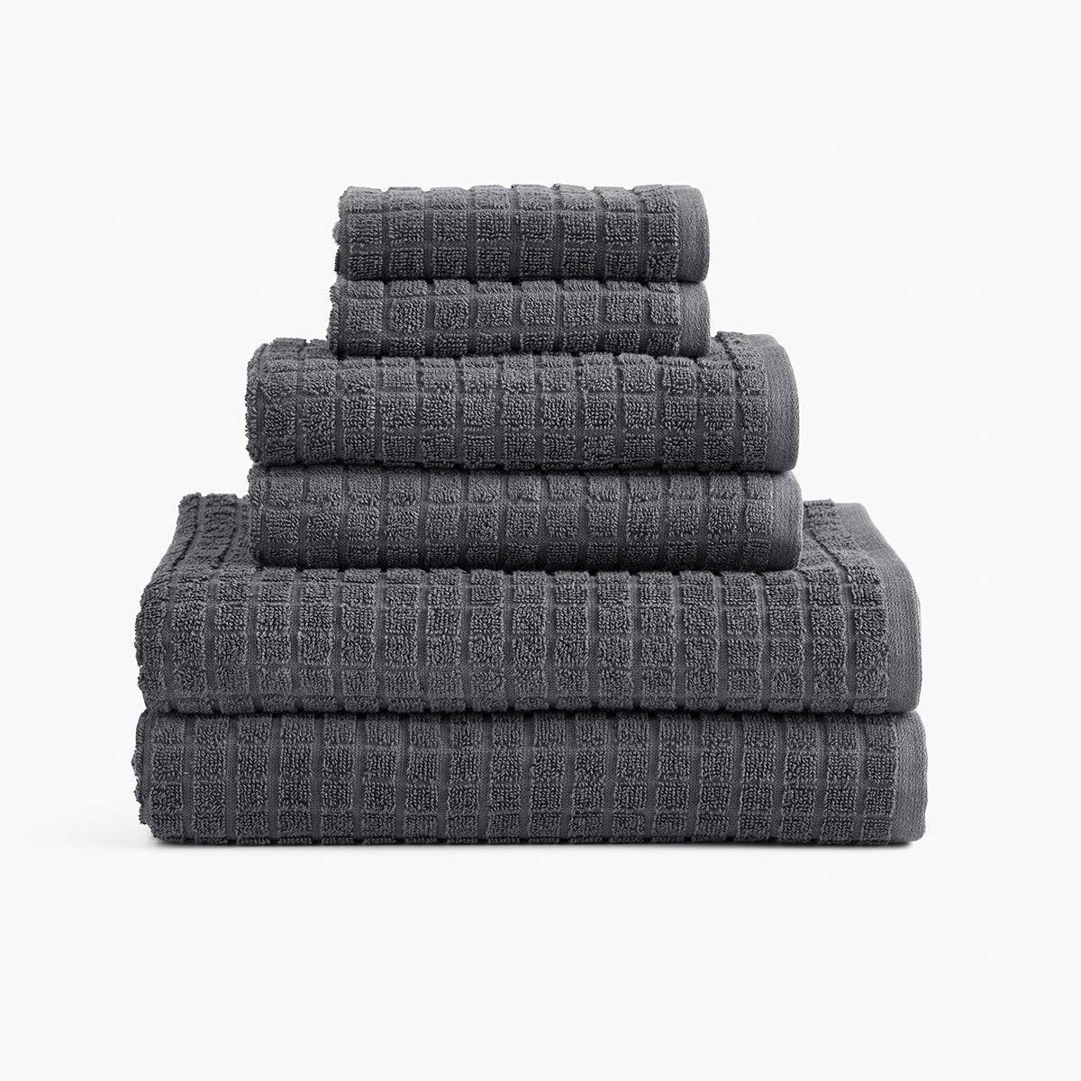 Cotton & Hemp Towel in Smoke by Under The Canopy