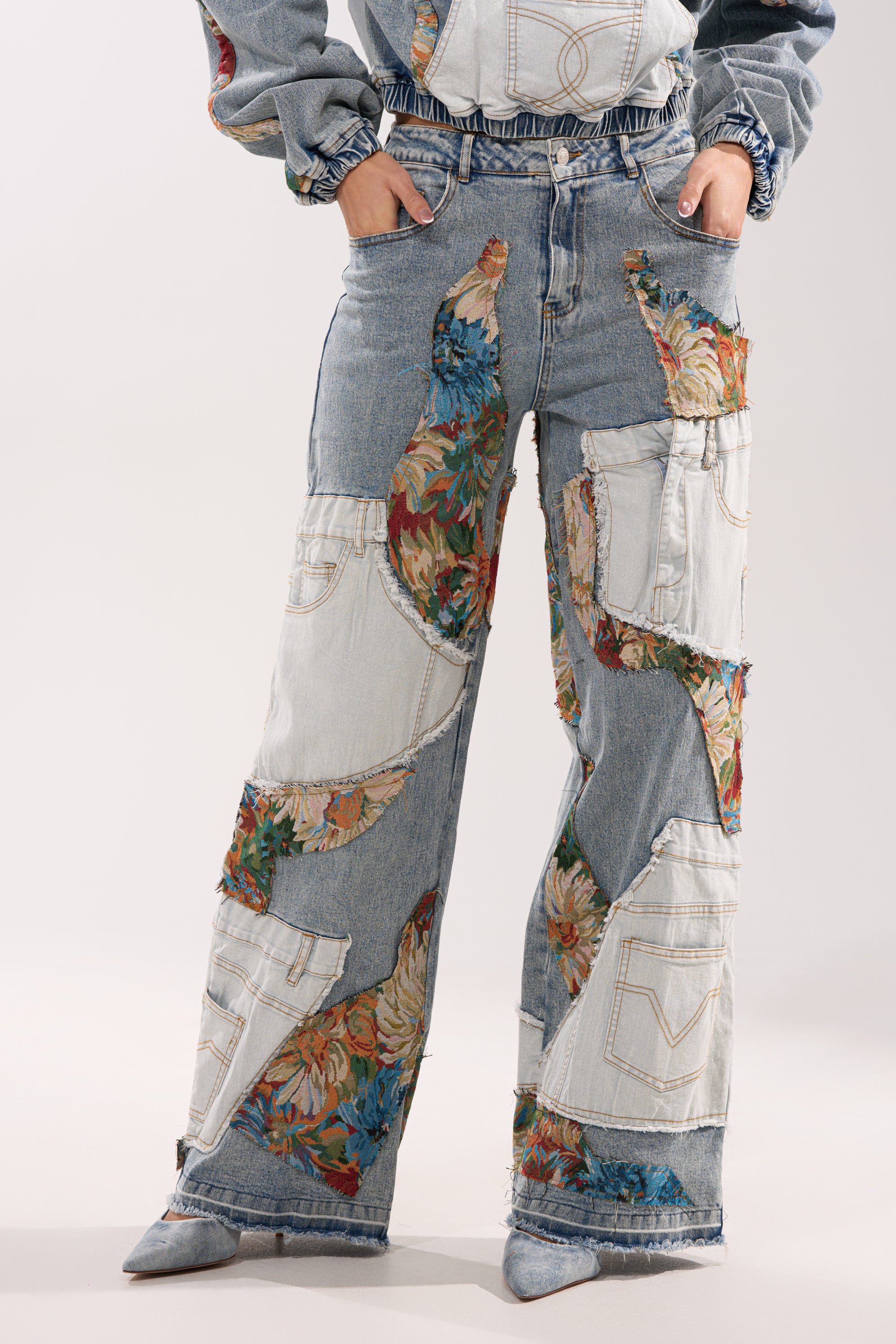 CHANGE IT UP WIDE LEG DENIM - Akira Store