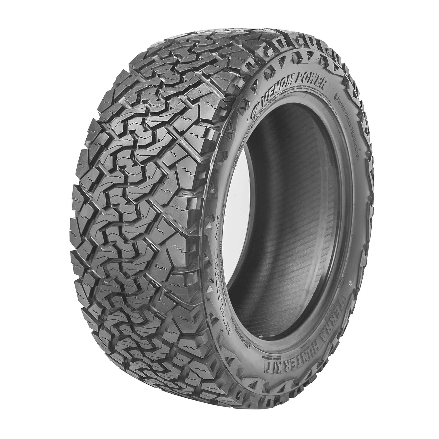 Set of 4 Venom Power Terra Hunter X/T LT35X12.50R20 125R F Tires