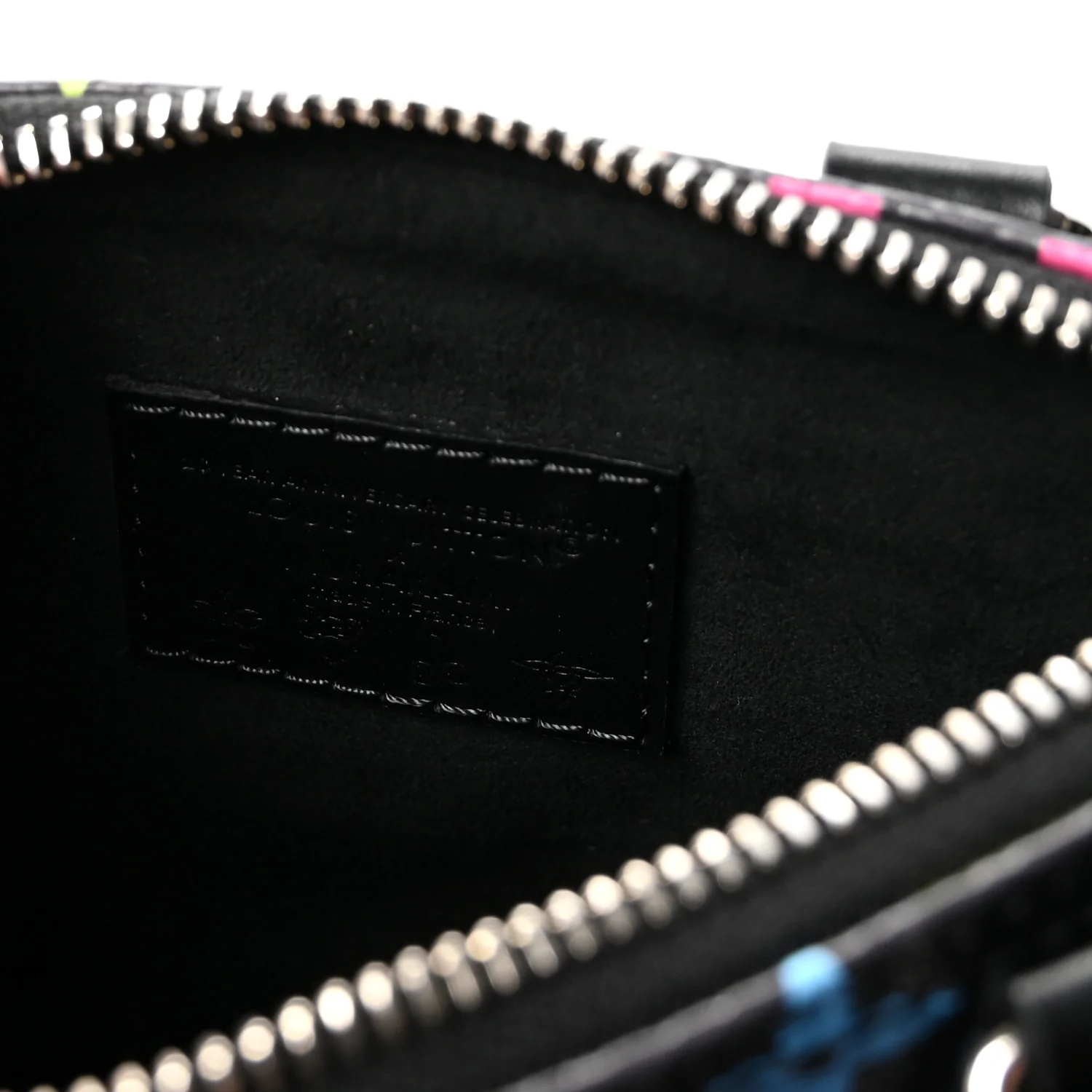 LV X TM Monogram Multicolor Nano Speedy Black