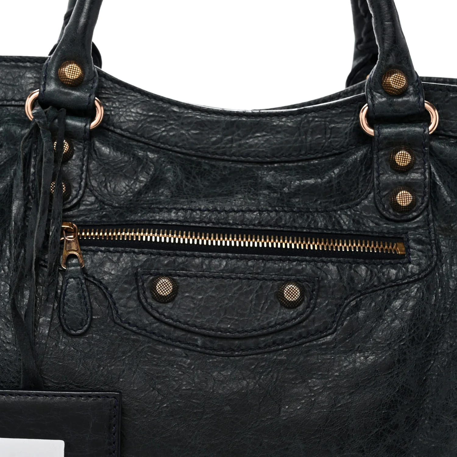 Agneau Giant 12 Rose Gold Hardware City Dark Night