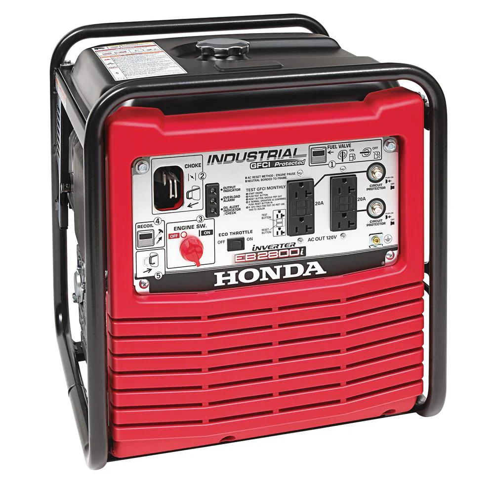 Générateur onduleur industriel portable à essence de 2 800 watts