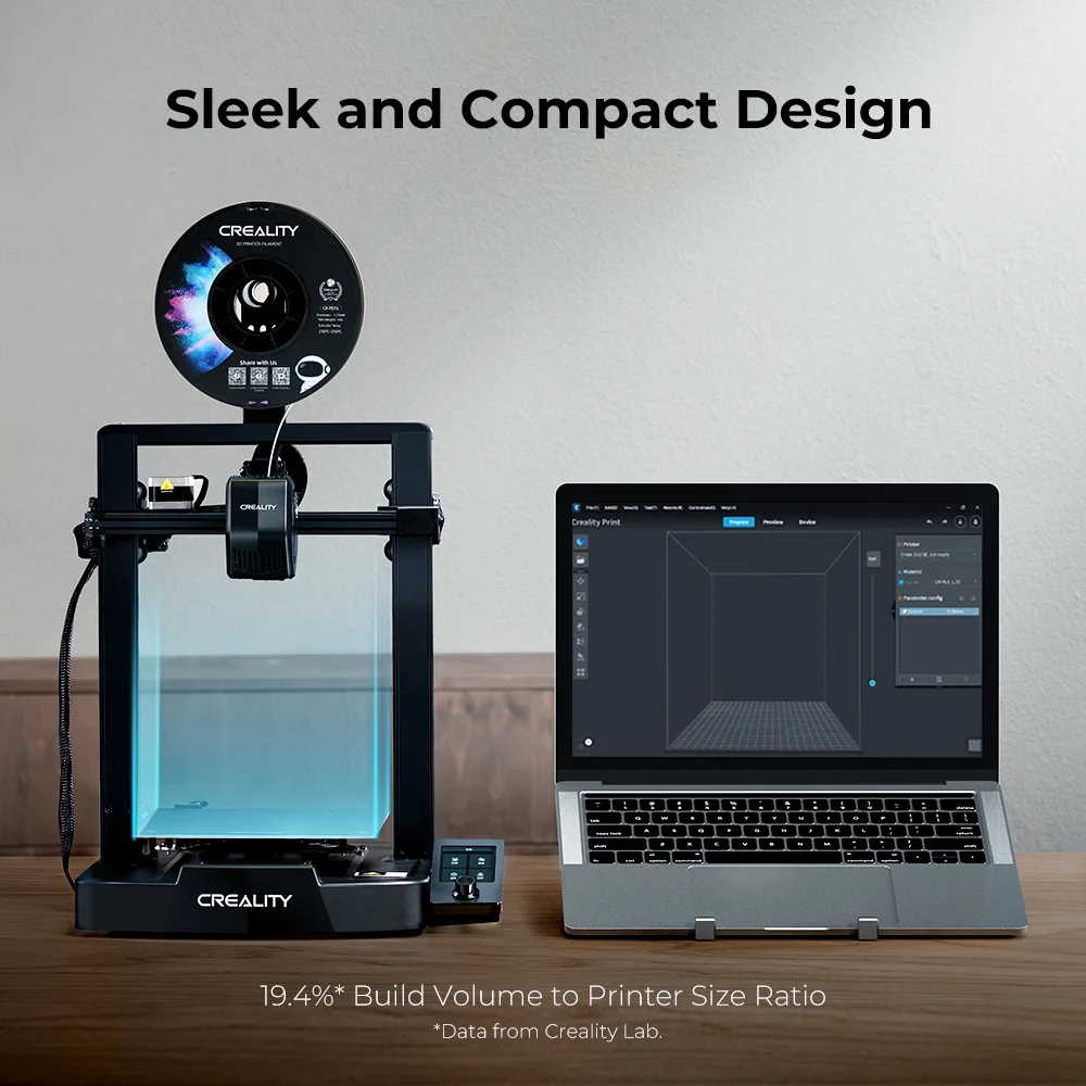 Ender 3 V3 SE 3D Printer with CR Touch Auto Leveling Dual Z-Axis Auto Filament Loading 250mm/s Faster Printing Sprite Direct Extruder Print Size 8.66x8.66x9.84 inch - Image 7