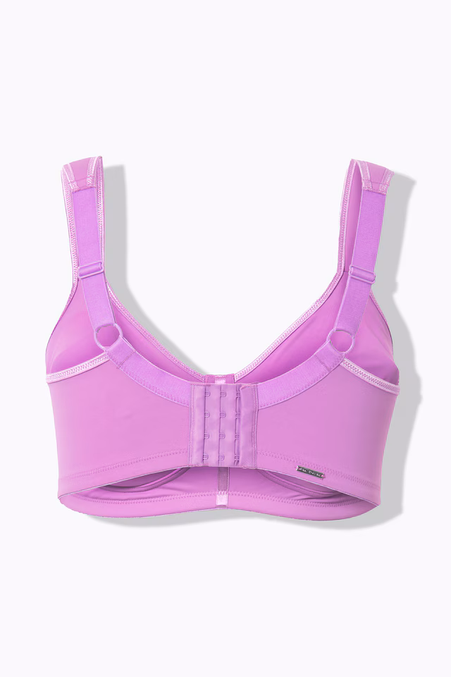 Satin Trim Wirefree Stretch Microfiber Wellness Bra