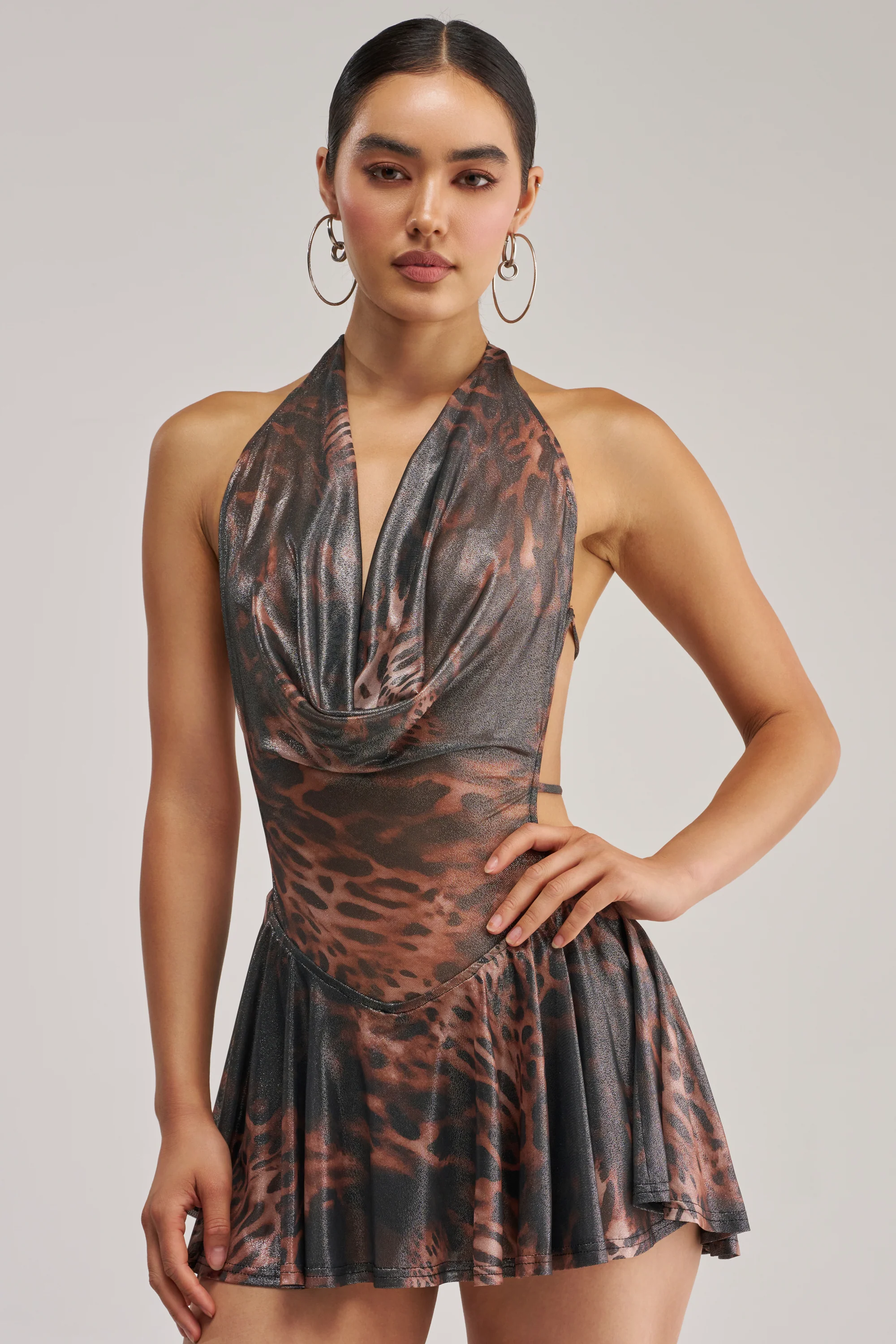 PARTY PEOPLE MINI DRESS IN CHEETAH - Akira Store
