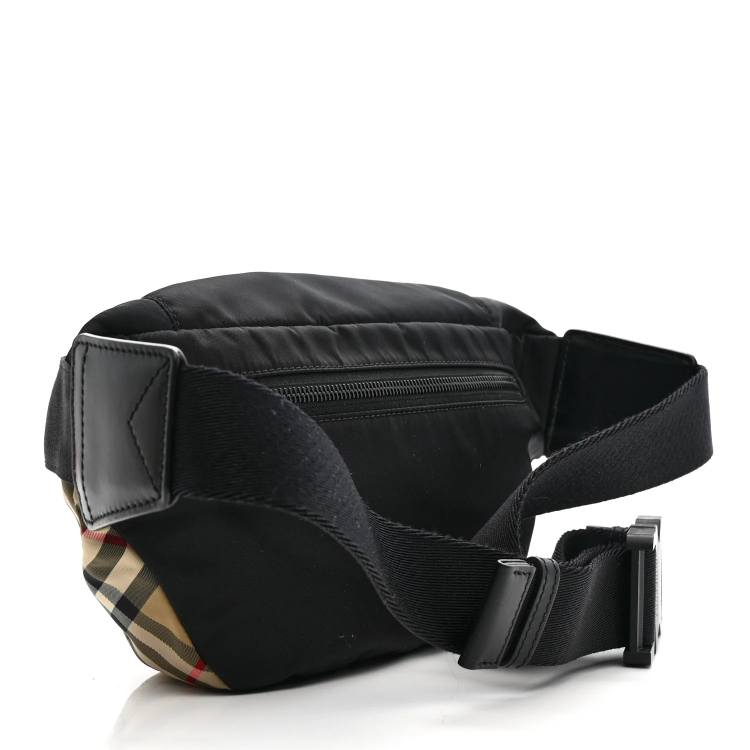 Nylon Vintage Check Sonny Bum Bag Archive Beige Black