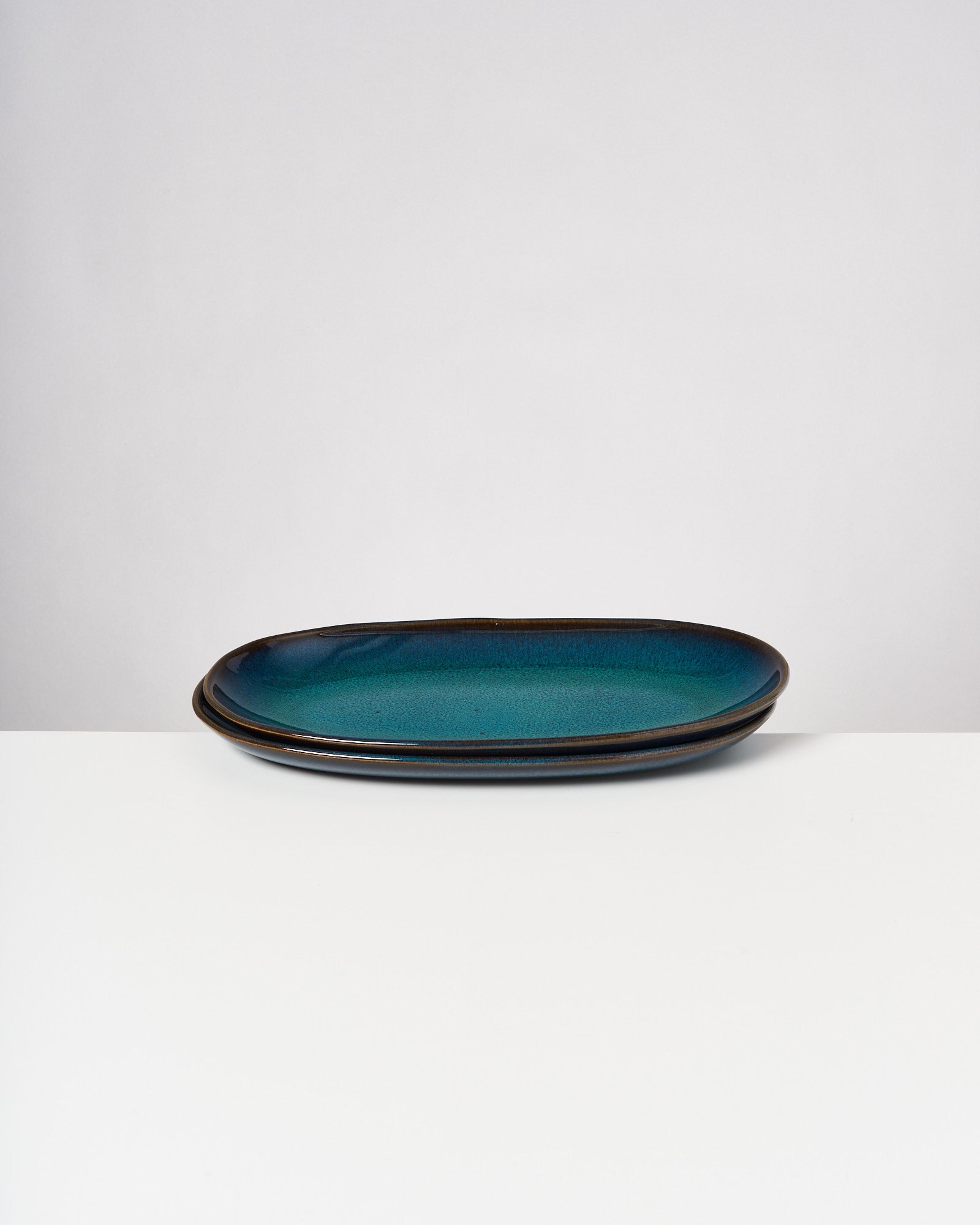MELIDES - SERVING PLATTER L OCEANBLUE
