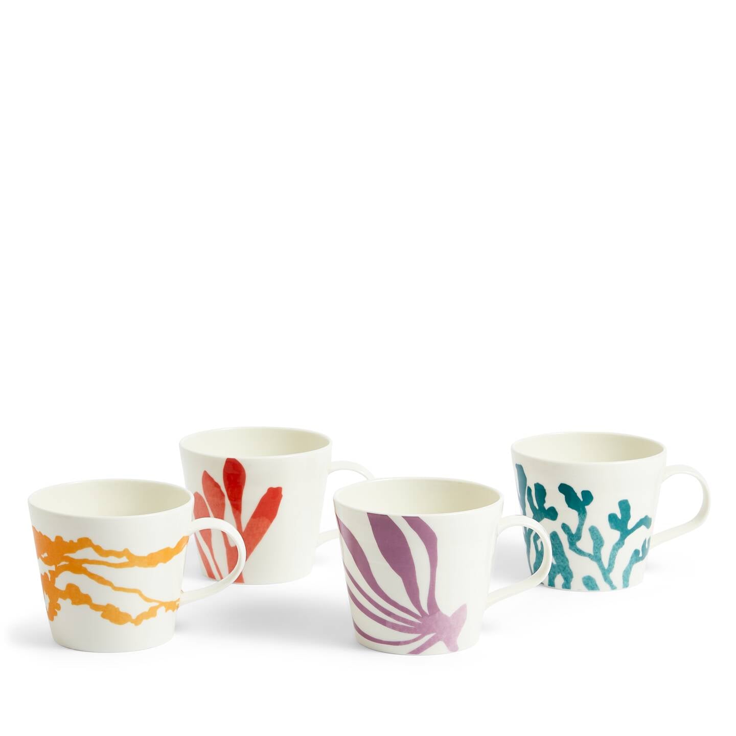 1815 Coral Mug Mixed Pattern, Set of 4