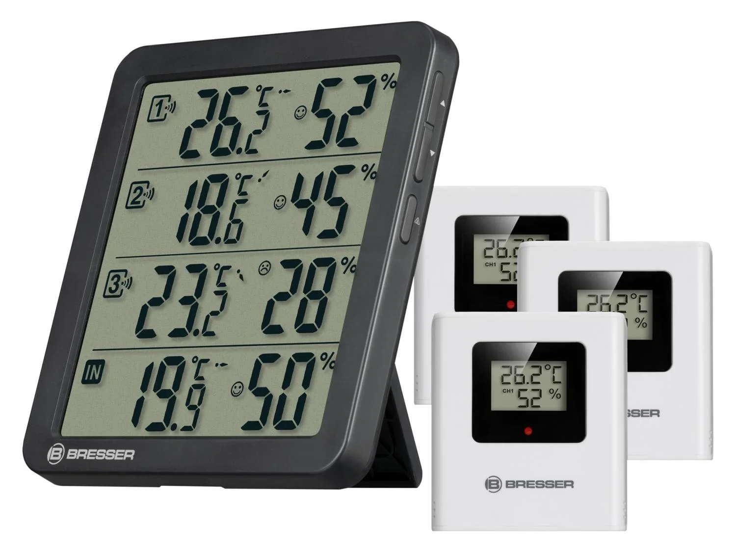 BRESSER Thermo-/ Hygromtre Quadro