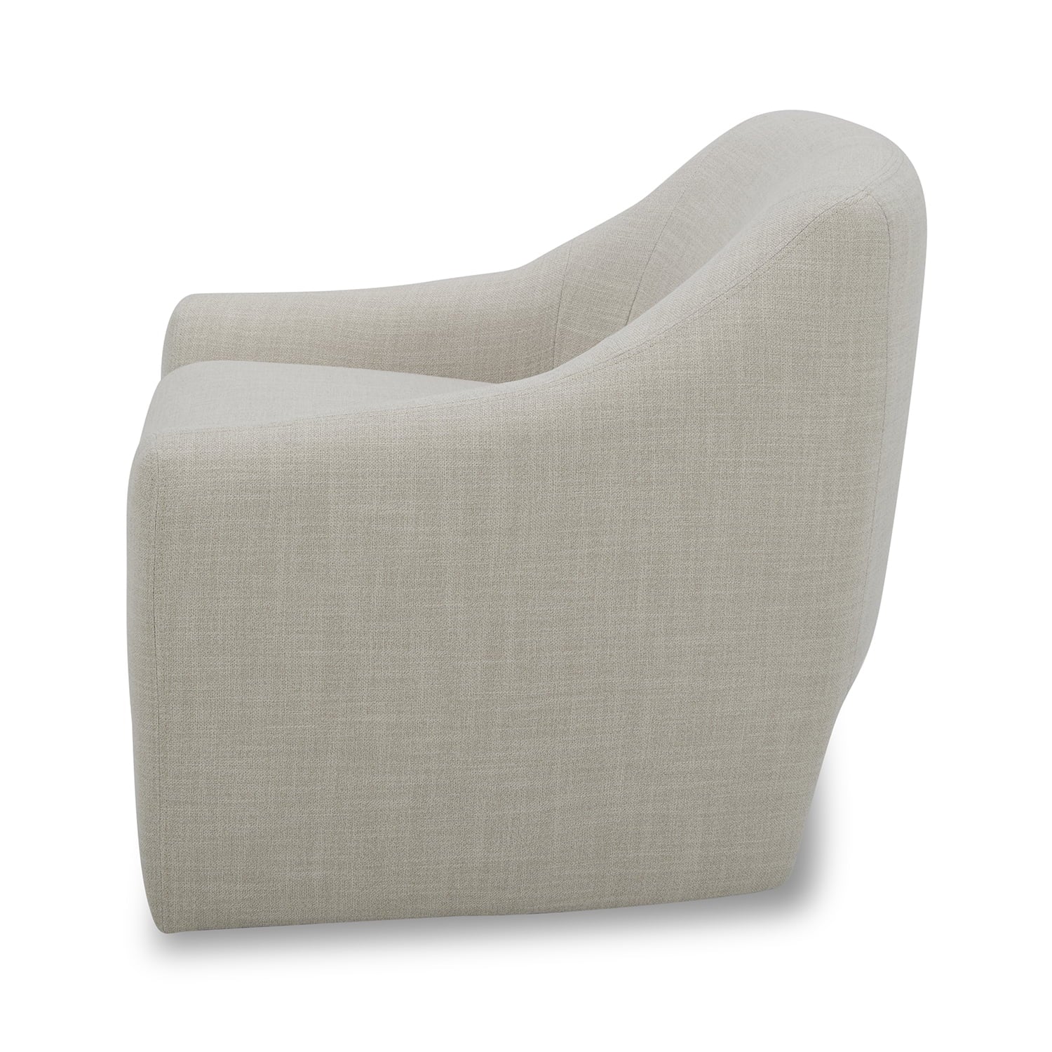 Better Homes & Gardens Emerson Curvy Accent Chair, Truffle Brown Boucle