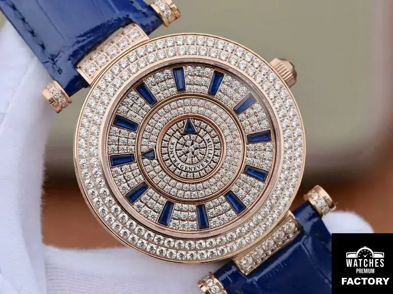 Franck Muller Double Mystery D 3R CD 42 Rose Gold Diamond Dial