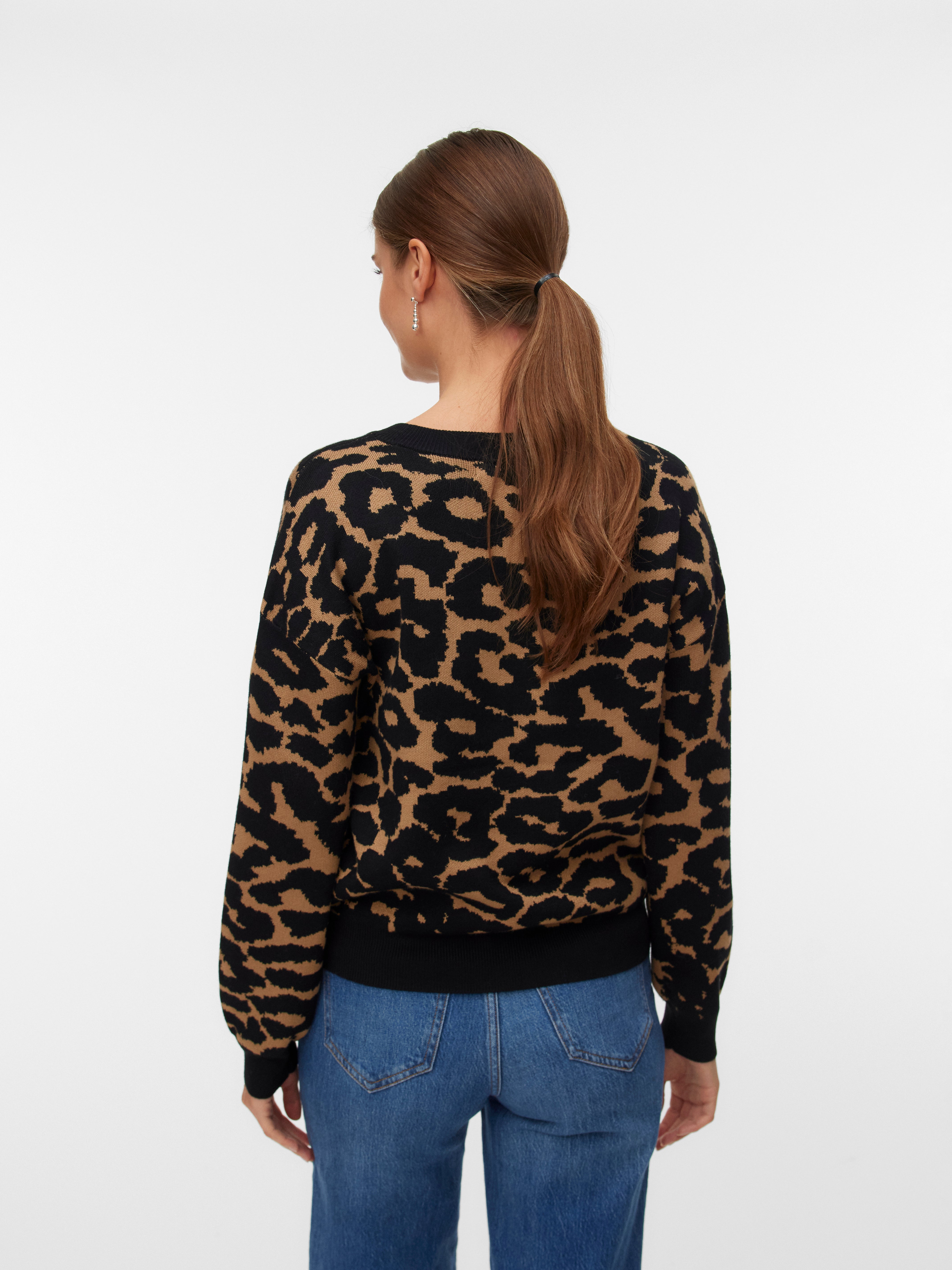 VERO MODA® VMSILJEANIMAL Knitted pullover
