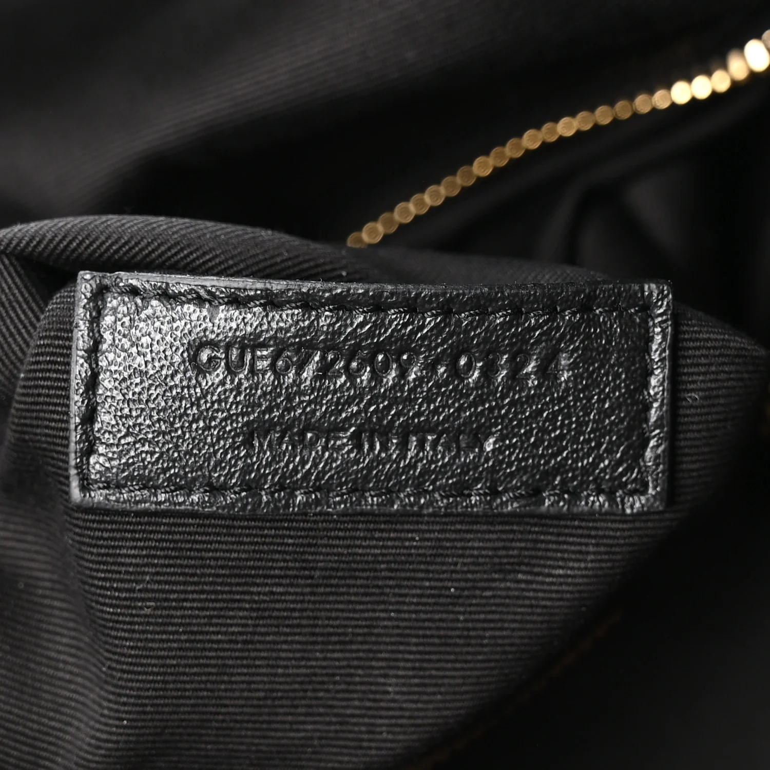 Lambskin Matelasse Monogram Joe Backpack Black