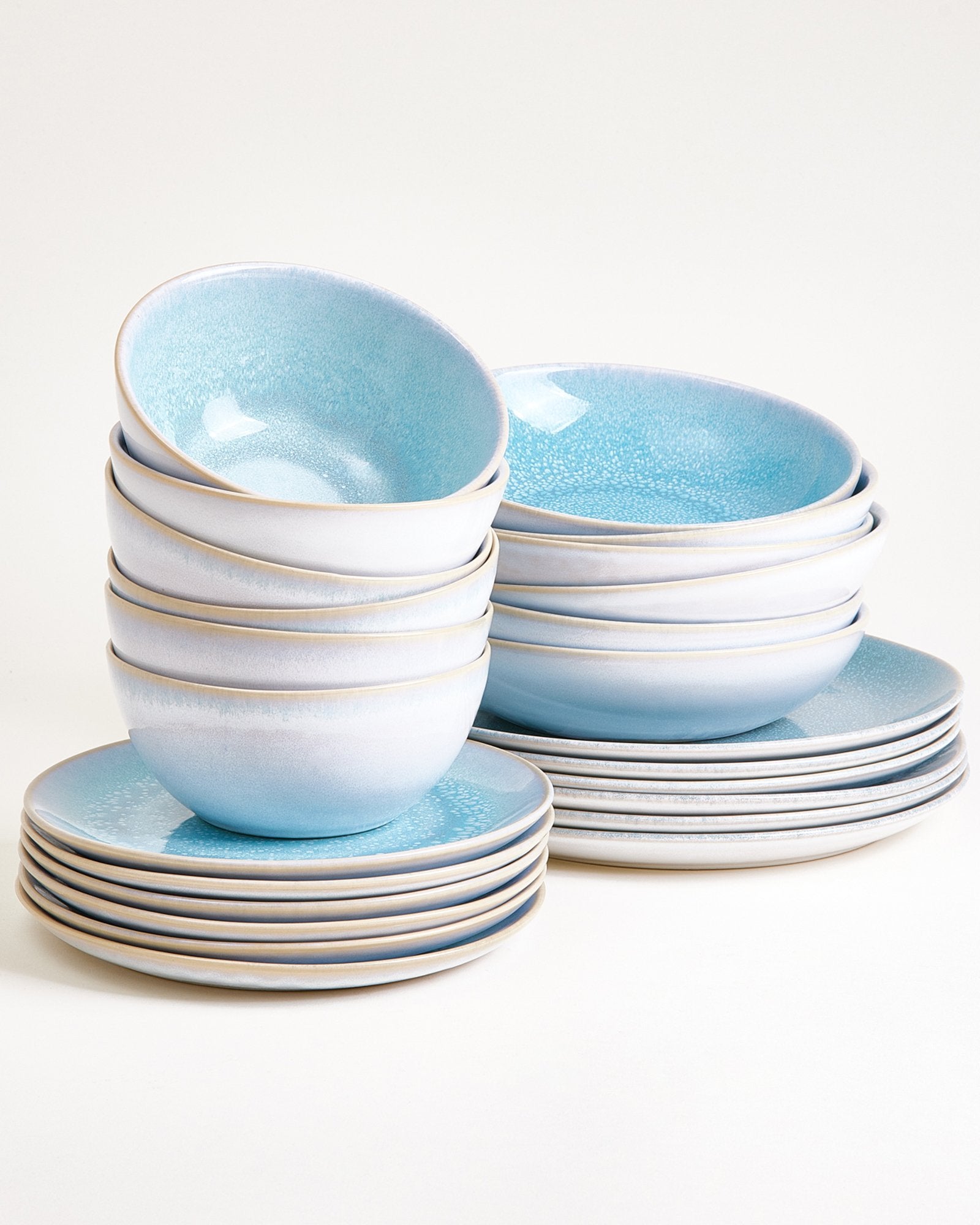 CORDOAMA - TABLEWARE SET CLASSIC AQUA 24 PIECES