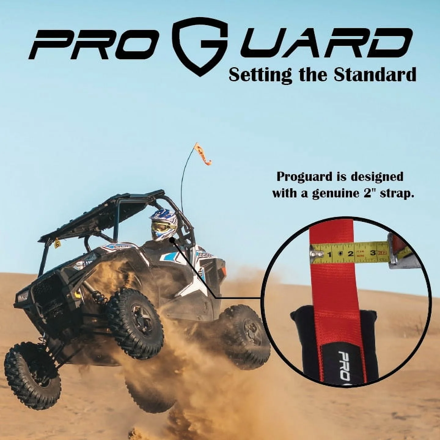 ProGuard Red 5 Point Harness 2" Straps for Off Road Vehicle, ATV, UTV, Go Kart, Buggy, Side by Side, Rock Bouncer Image 2