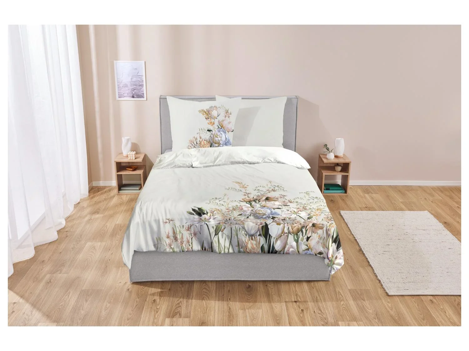 LIVARNO home Parure de lit en satin, 240 x 220 cm