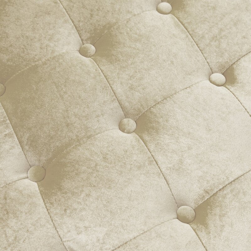 Canapé-lit Aitiana 82,3'' en velours avec accoudoirs arrondis