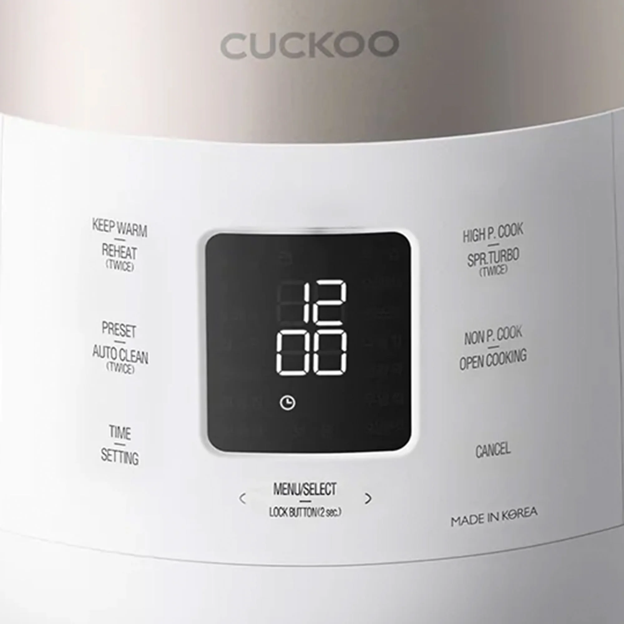 Open Box 6 Cup Twin Pressure Rice Cooker/Warmer W/ Nonstick Inner Pot, White
