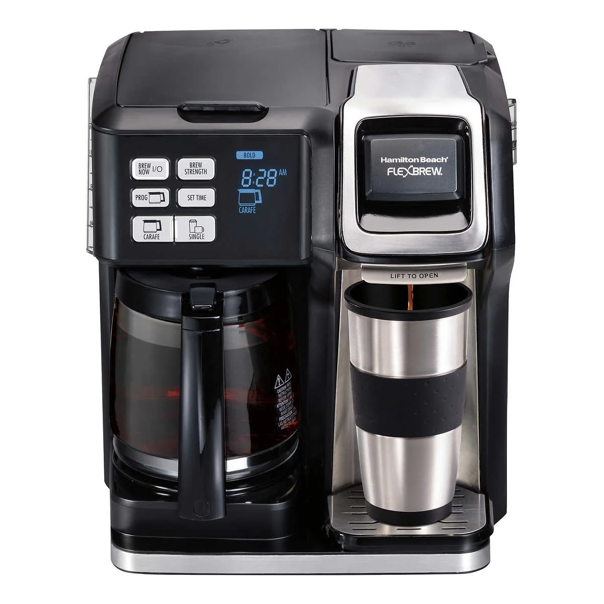 Hamilton Beach Flexbrew Single Serve Coffee Brewer, Black