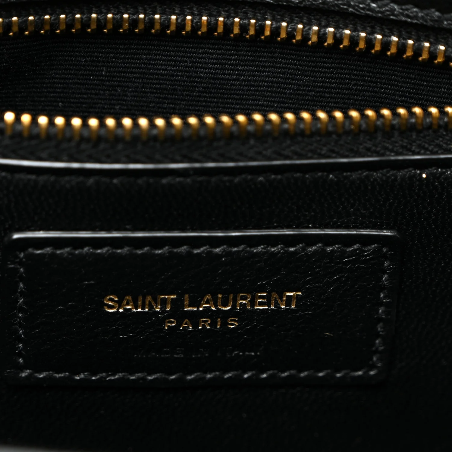 Smooth Calfskin Le Maillon Satchel Black