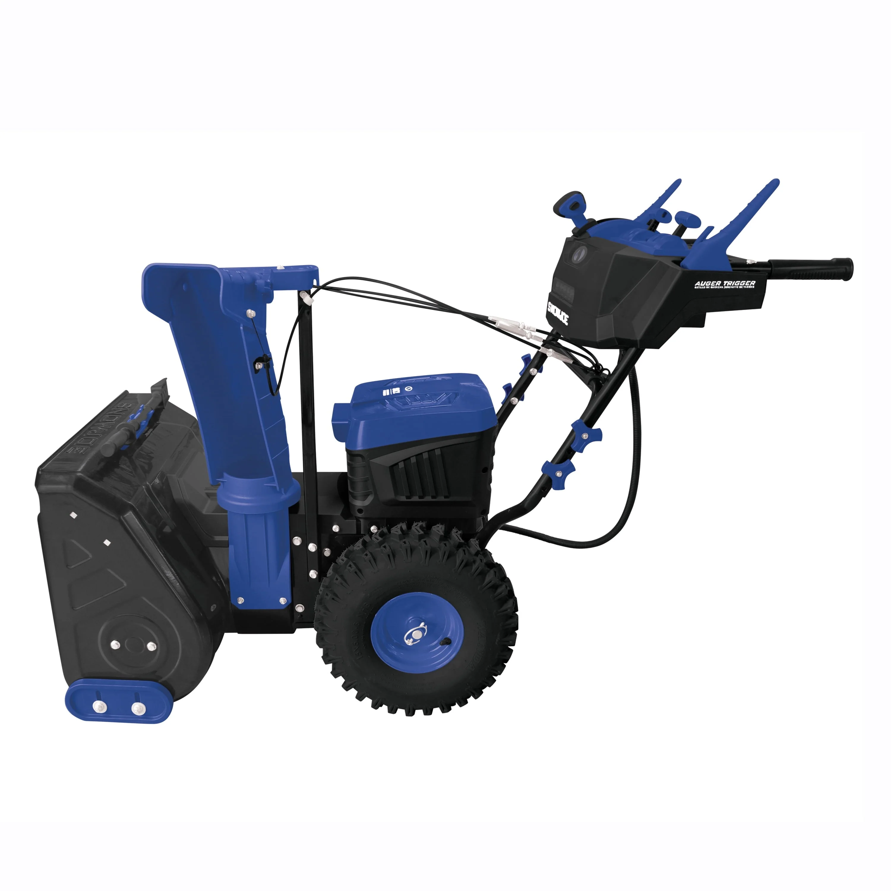 96V 24" Cordless Self Propelled Dual Stage Snow Blower, 4 x 12 Ah Batteries 2 x Chargers Image 8