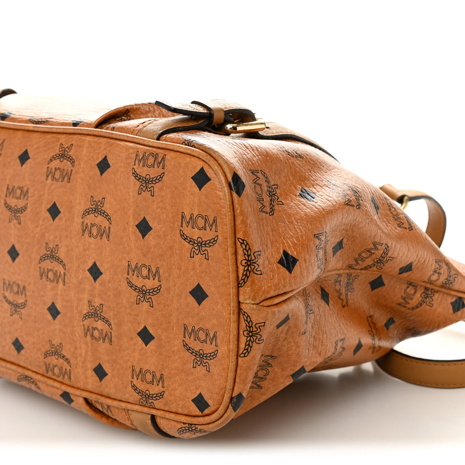 Visetos Medium Essentials Shopper Tote Cognac