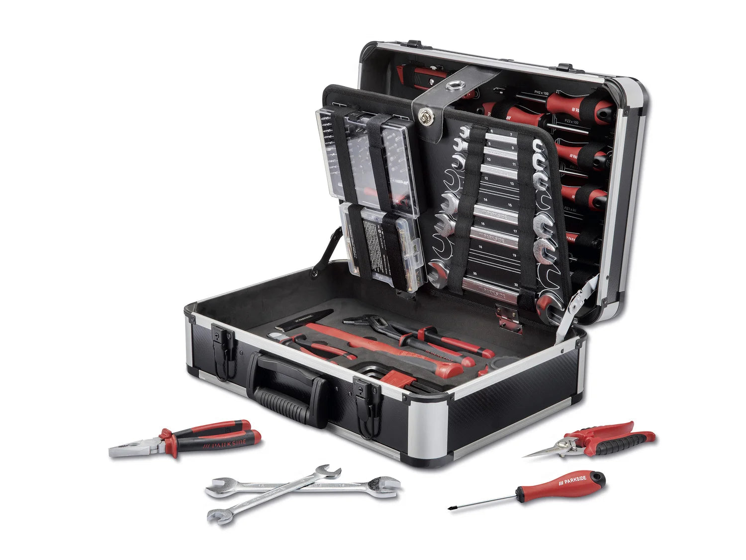 Coffret à outils PARKSIDE, rempli, 129 pièces