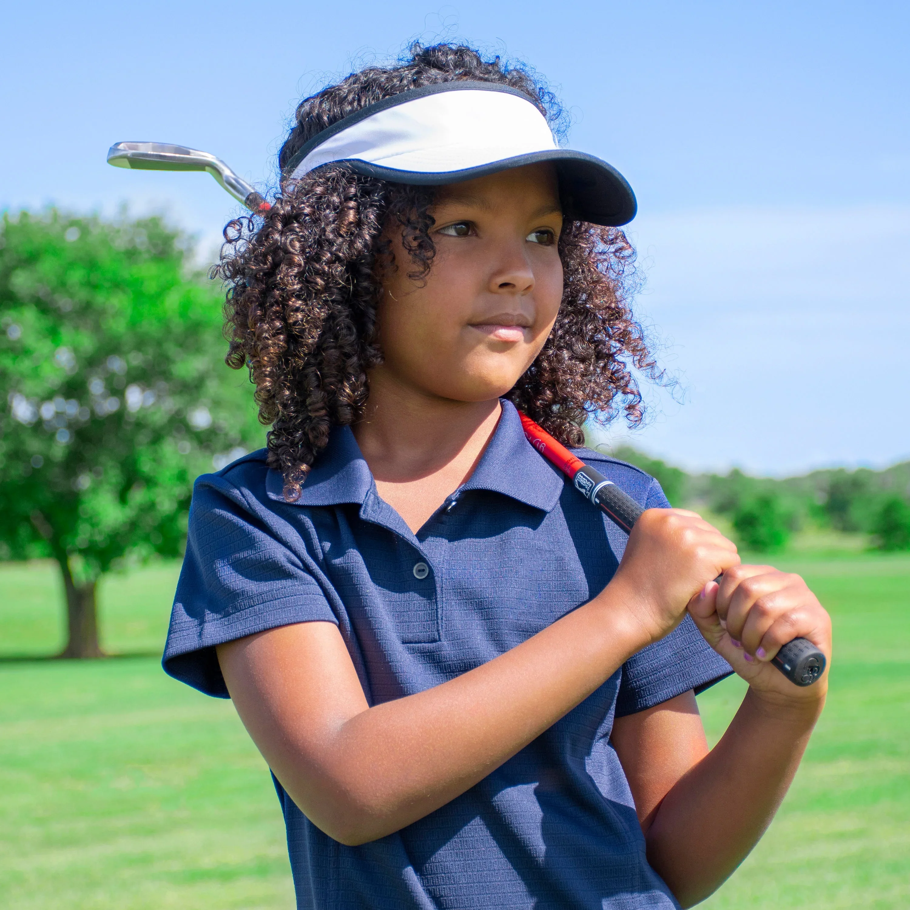 PGA Tour Right-Handed 10 Piece Kids Golf Club Stand Bag Set; Player Height 4'8 - 5'2, Ages 8-12