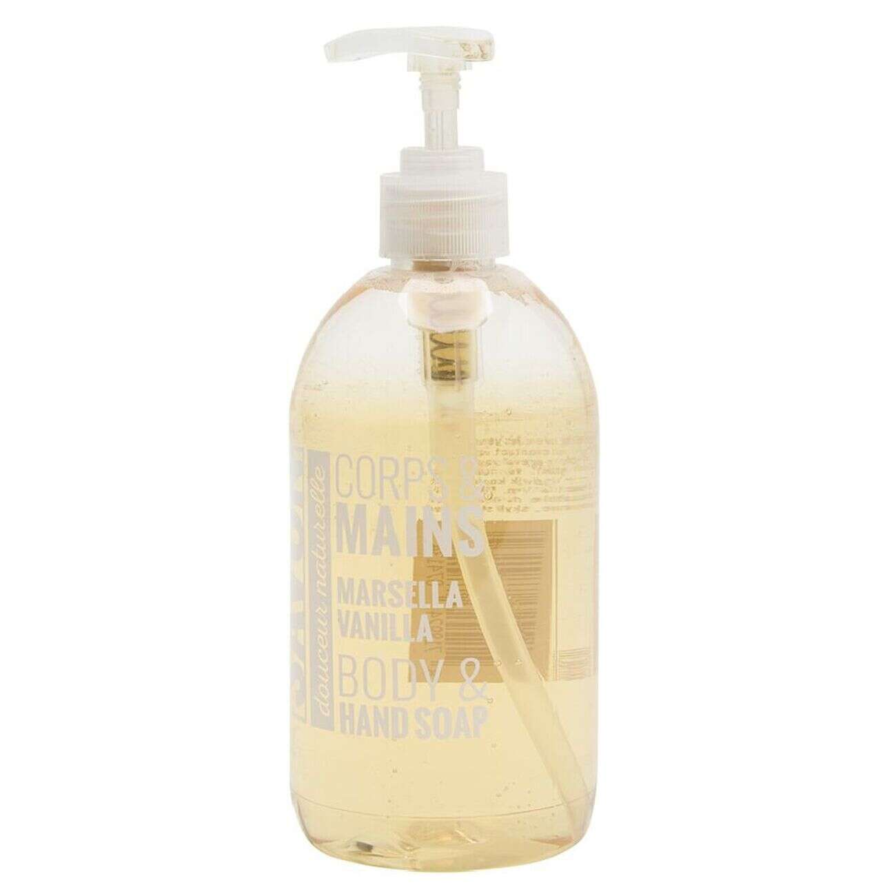 Savon liquide corps et mains parfum vanille 500 ml