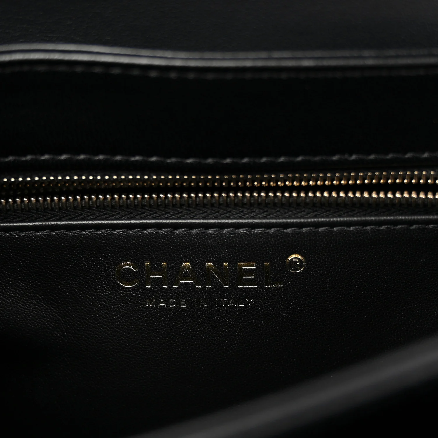 Lambskin Quilted Small Trendy CC Chain Dual Handle Flap Bag Black