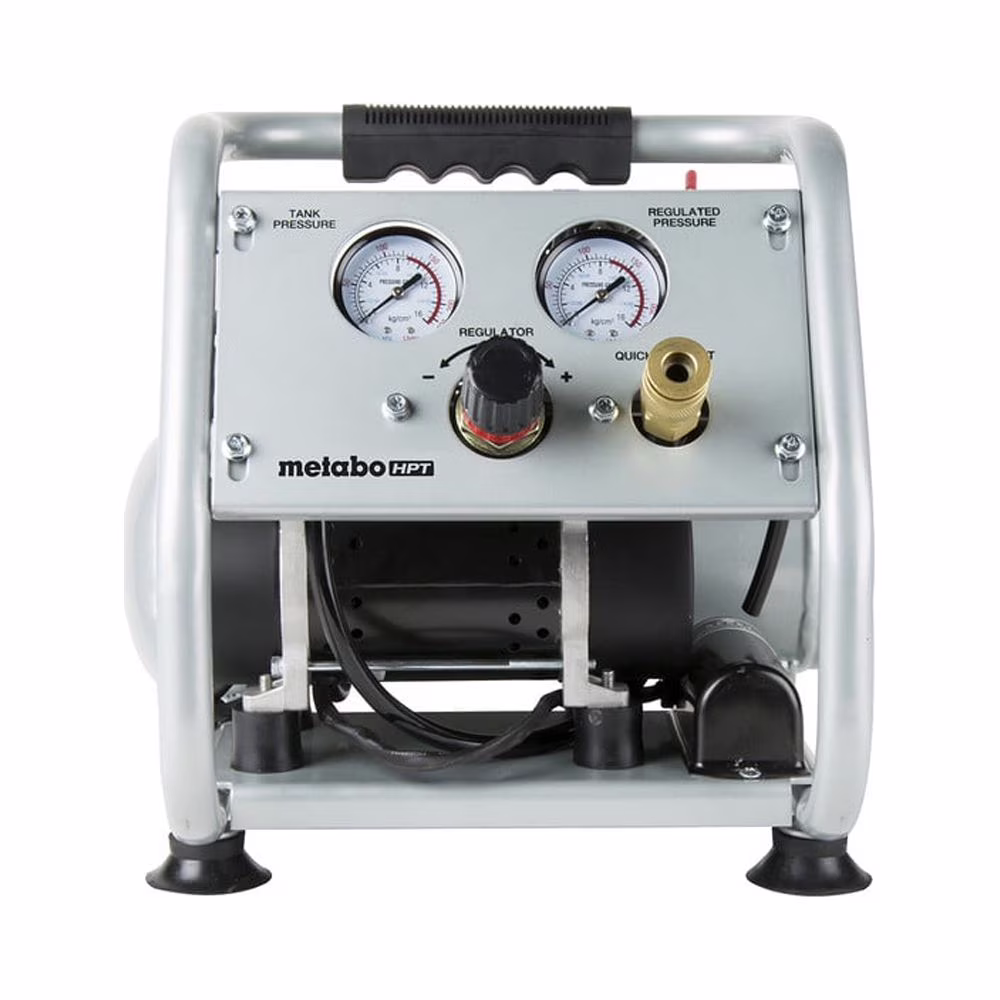 Metabo HPT Quiet Air Compressor | 125 PSI | 1 Gallon | EC28M