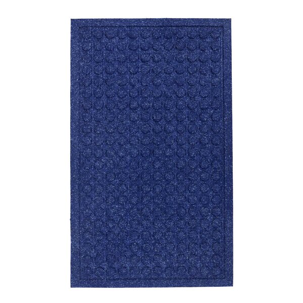 Entry rektangulær dørmatte 75x45 cm blå