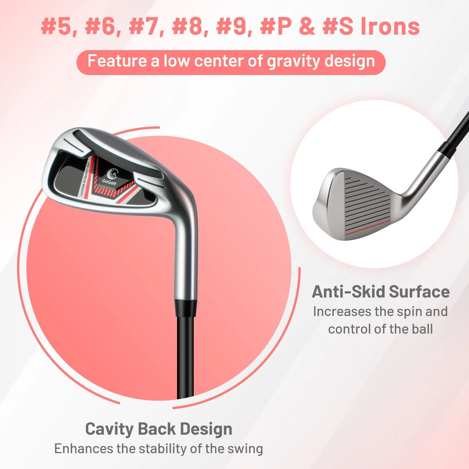 Tangkula Women's Complete Golf Clubs and Bag Set with Headcovers and Putter