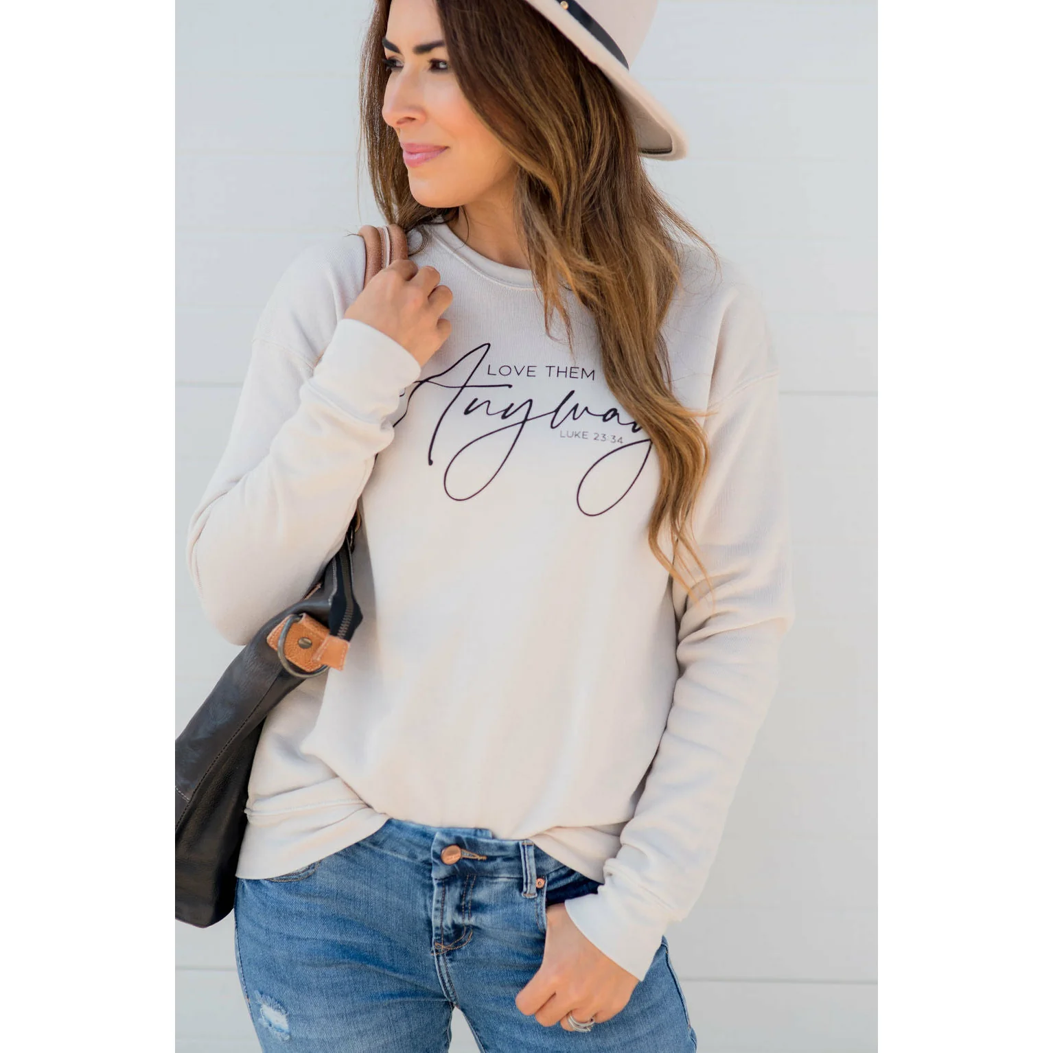 Love Them Anyway Graphic Crewneck