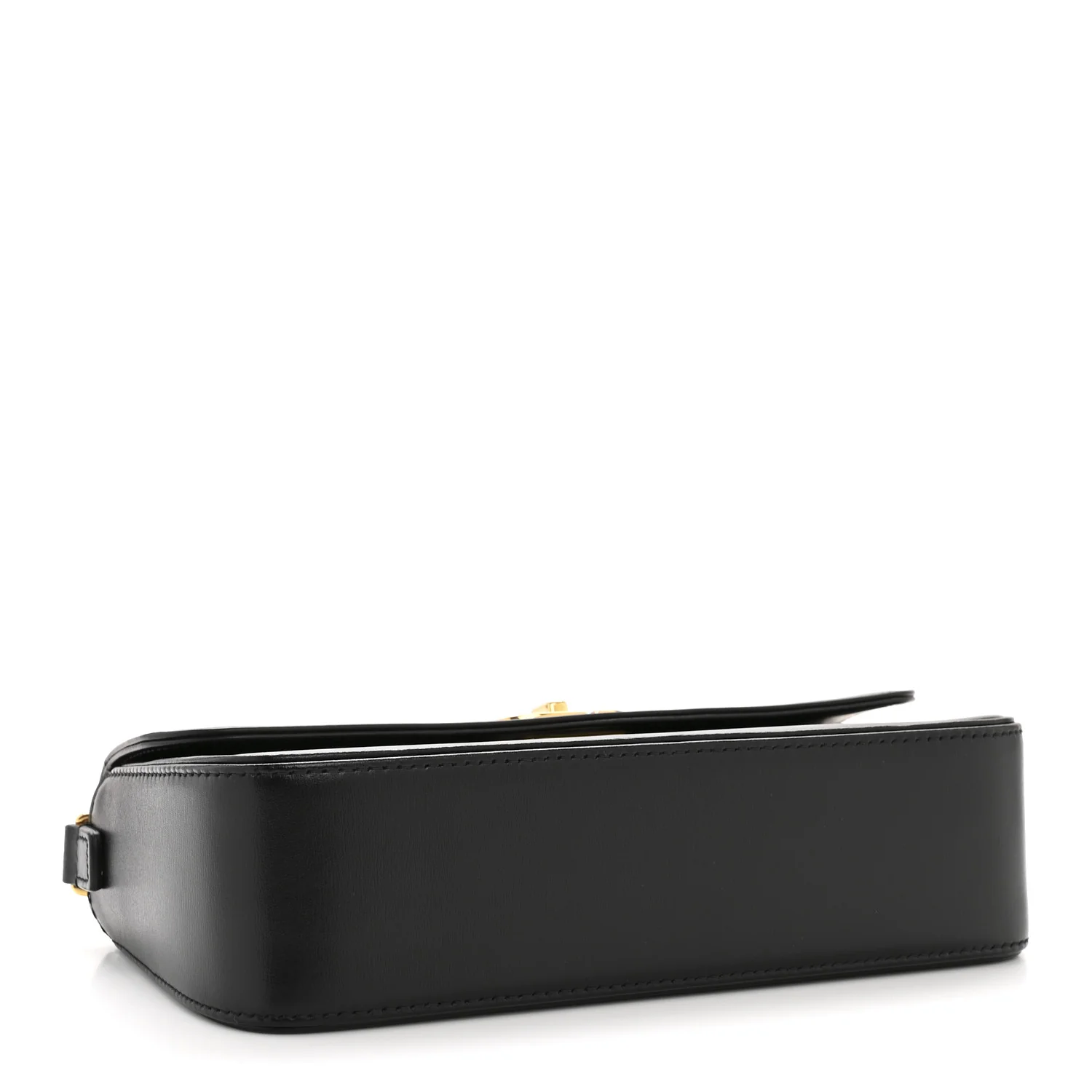 Box Calfskin 30 Montaigne Avenue Pouch Black