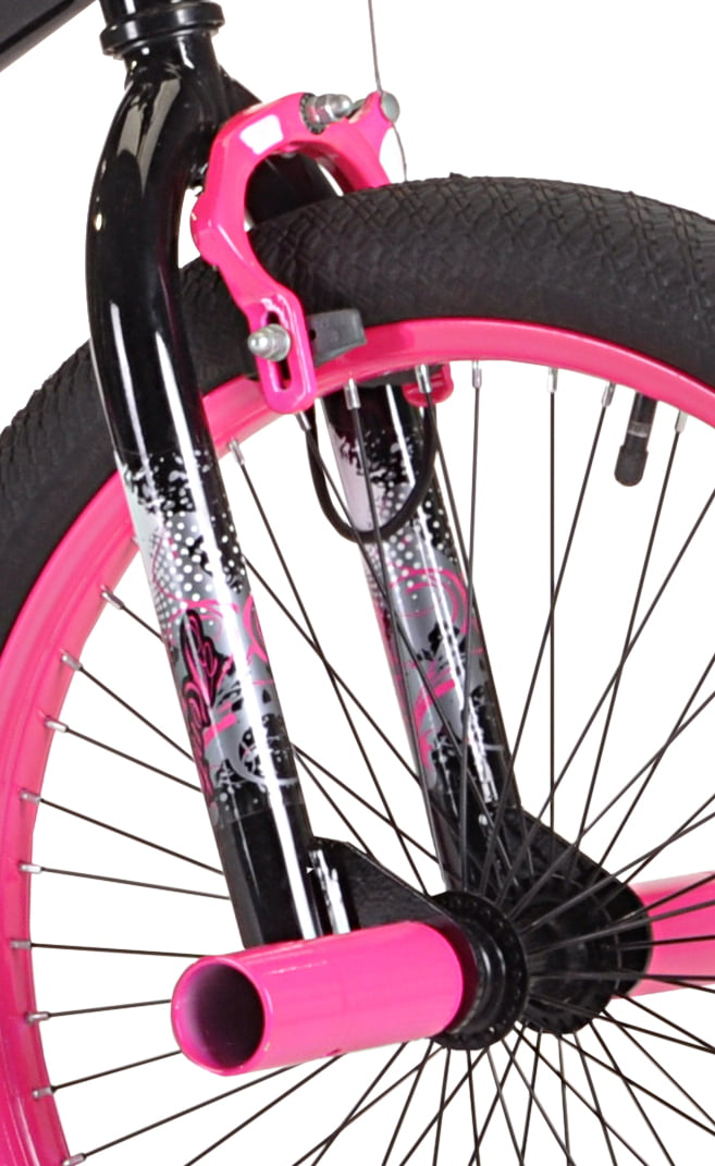 20 Girls'. Trouble BMX Bike. Black/Pink