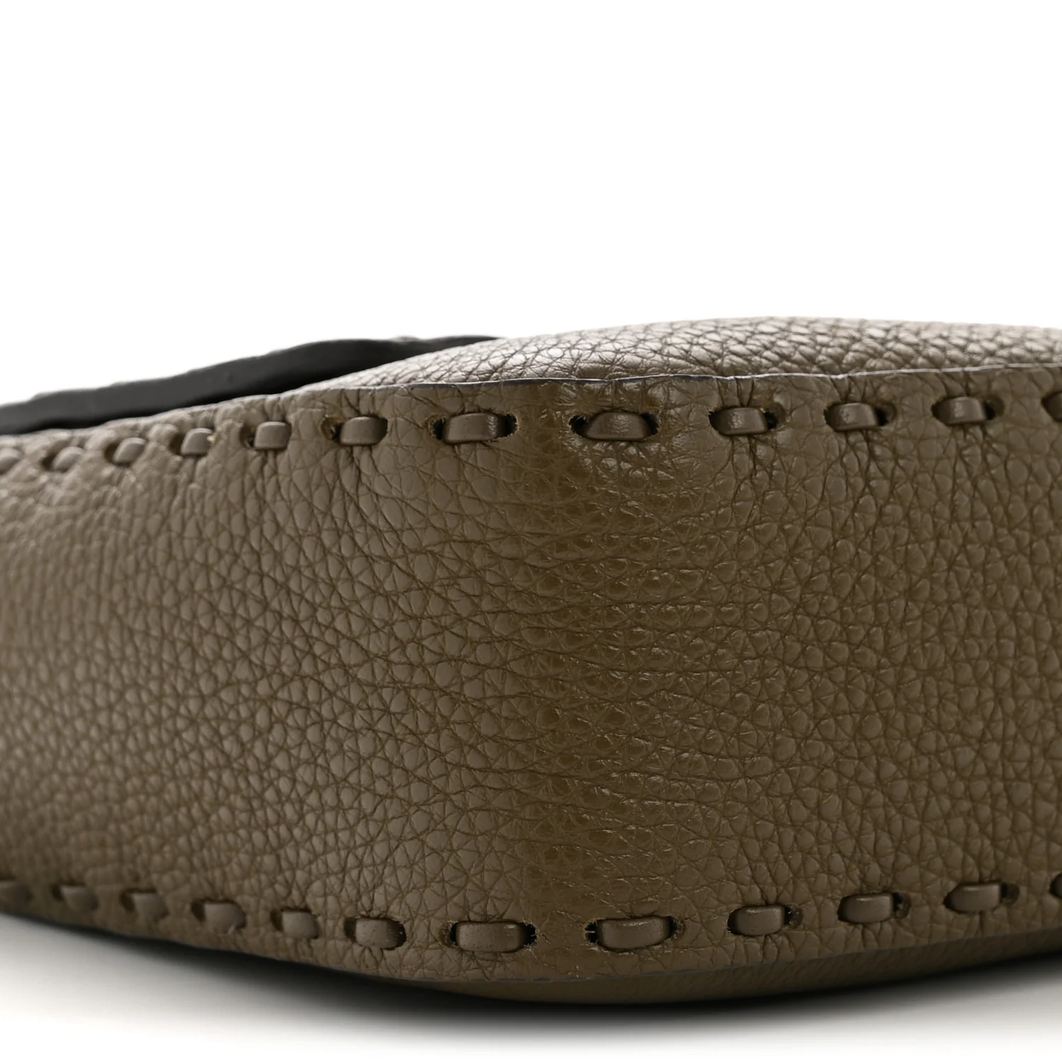 Cuoio Roma Sellerissima Nappa Sintetica Tape Stitch Baguette Wood