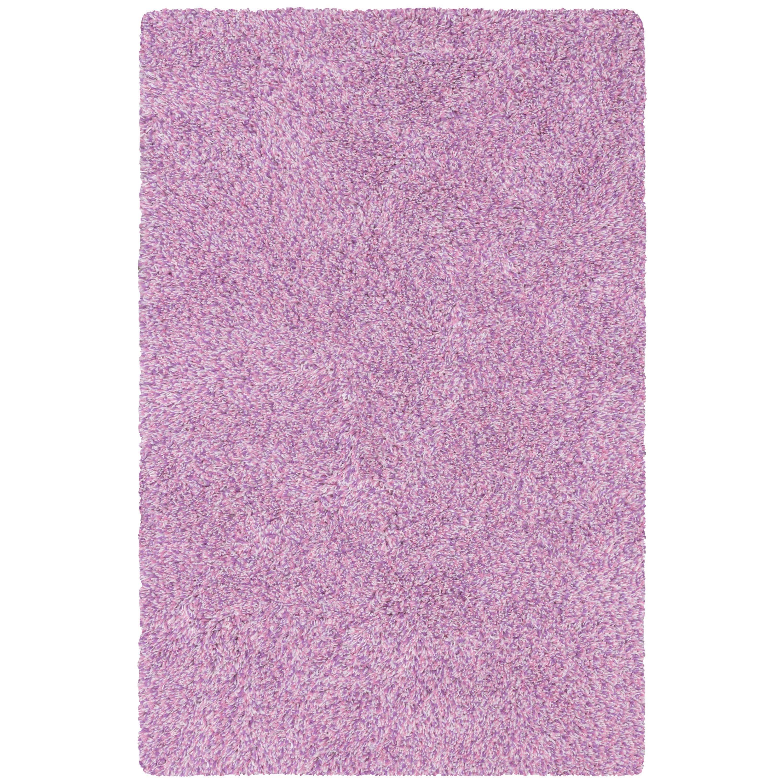 Mainstays Confetti Pink Purple Shag Teen Indoor Area Rug, 3' x 4'8