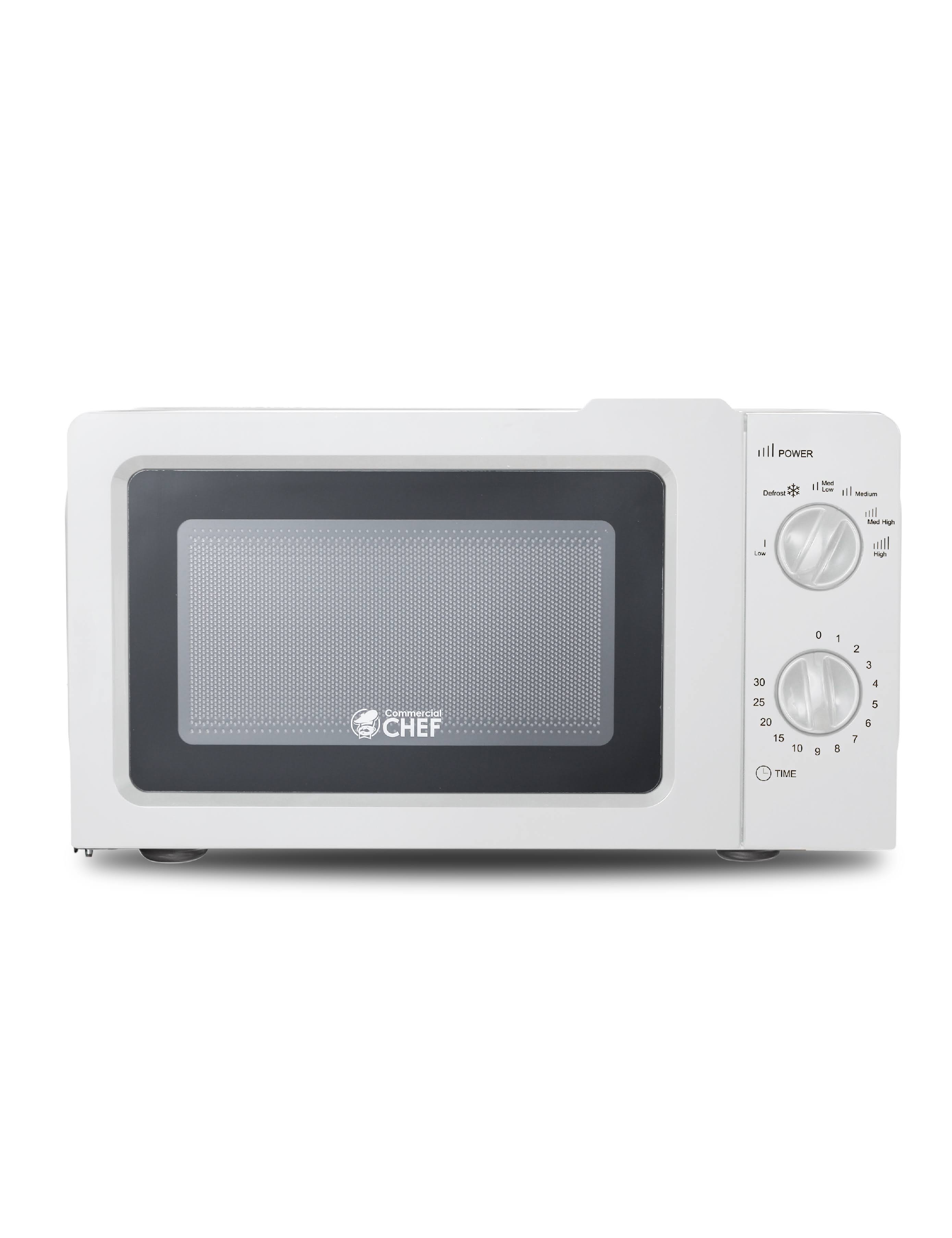 Commercial Chef 0.6 Cu. ft. Microwave Oven White